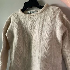 Irish Wool Sweater- Aran Crafts
